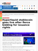 Hyperliquid stablecoin goes live after fierce bidding for issuance rights - The Crypto News Wire