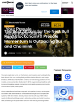 The Best Altcoin for the Next Bull Run? BlockchainFX Presale Momentum Is Outpacing Sui and Chainlink | Live Bitcoin News