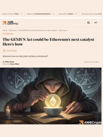 The GENIUS Act could be Ethereum's next catalyst - Here's how - AMBCrypto