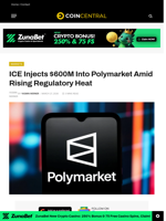 ICE Injects $600M Into Polymarket Amid Rising Regulatory Heat