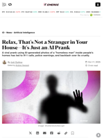 Relax, That's Not a Stranger in Your House—It's Just an AI Prank - Decrypt