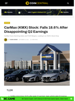 CarMax (KMX) Stock: Falls 18.6% After Disappointing Q2 Earnings