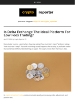 Know Why Delta Exchange is the Best Indian Crypto Exchange for Low Fees Trading