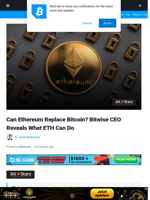 Can Ethereum Replace Bitcoin? Bitwise CEO Reveals What ETH Can Do | Bitcoinist.com