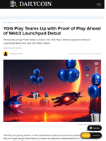 YGG Play Teams Up with Proof of Play Ahead of Web3 Launchpad Debut - DailyCoin