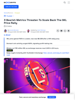 SKL Price Rally Faces Risks From 3 Bearish Signals