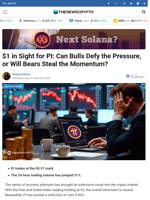 $1 in Sight for PI: Can Bulls Defy the Pressure, or Will Bears Steal the Momentum?
