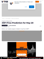 XRP Price Prediction for May 20