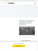 Hong Kong Joins Global Race With New Stablecoin Licensing Bill