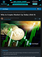 Why is Crypto Market Up Today (Feb 9)