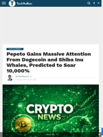 Pepeto Gains Massive Attention From Dogecoin and Shiba Inu Whales, Predicted to Soar 10,000% - TechBullion