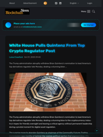 White House Pulls Quintenz From Top Crypto Regulator Post - Blockchain.News