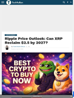Ripple Price Outlook: Can XRP Reclaim $2.5 by 2027? - TechBullion