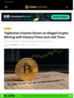 Tajikistan Cracks Down on Illegal Crypto Mining with Heavy Fines and Jail Time