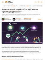 Solana: Can SOL target $110 as KEY metrics signal buying pressure? - AMBCrypto