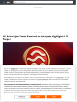 SEI Price Eyes Trend Reversal as Analysts Highlight 0.70 Target - Brave New Coin