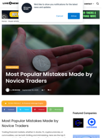 Most Popular Mistakes Made by Novice Traders | Live Bitcoin News