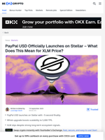 PayPal USD Launches on Stellar – What It Means for XLM