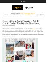 Celebrating a Global Success: CoinEx Crypto Quest: The Bitcoin Pizza Hunt