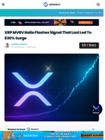 XRP MVRV Ratio Flashes Signal That Last Led To 630% Surge