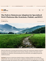 The Path to Mainstream Adoption for Specialized Web3 Platforms like Oraichain, Pinlink, and RSS3 - AMBCrypto