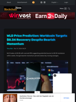 WLD Price Prediction: Worldcoin Targets $0.34 Recovery Despite Bearish Momentum - Blockchain.News