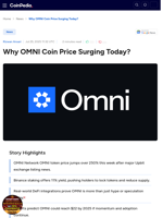 Why OMNI Coin Price Surging Today?
