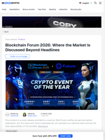 Blockchain Forum 2026 | Crypto Industry & Web3 Event in Moscow