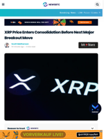 XRP Price Enters Consolidation Before Next Major Breakout Move