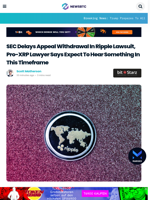 SEC Delays Appeal Withdrawal In Ripple Lawsuit, Pro-XRP Lawyer Says Expect To Hear Something In This Timeframe