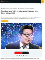 Tom Lee: End of ‘Mini Crypto Winter,’ as Bitmine Posts $3.8B Quarterly Loss