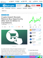 Crypto Expert Reveals Massive Buy Opportunity After $19.31 Billion In Liquidations ⋆ ZyCrypto