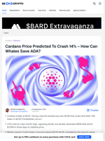 Cardano Price Predicted to Drop 14% - Can Whales Prevent This?