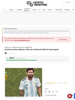 Scaloni praises Messi, hints at continued World Cup impact