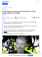 MicroStrategy’s Third-Largest Bitcoin Purchase and What’s Next