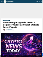How to Buy Crypto in 2026: A Beginner Guide as Smart Wallets Enter Pepeto - TechBullion