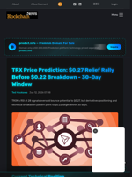 TRX Price Prediction: $0.27 Relief Rally Before $0.22 Breakdown - 30-Day Window - Blockchain.News