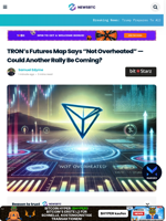 TRON Futures Map Says “Not Overheated” — Could Another Rally Be Coming?