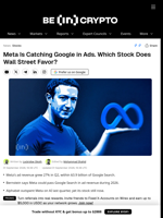 Meta Is Catching Google in Ads. Which Stock Does Wall Street Favor?