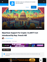 Bipartisan Support For Crypto: CLARITY Act Introduced By Rep. French Hill | Bitcoinist.com