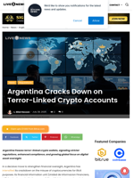 Argentina Cracks Down on Terror-Linked Crypto Accounts | Live Bitcoin News