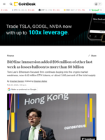 Tom Lee's BitMine (BMNR) buys 51,162 ether (ETH) amid falling crypto prices