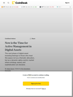 Now is the Time for Active Management in Digital Assets