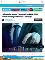 Helius Joins Solana Treasury Strategy Trend With $500M Funding