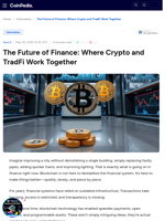 The Future of Finance: Where Crypto and TradFi Work Together with Multibank