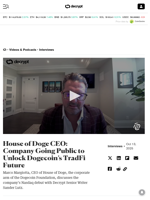 House of Doge CEO: Company Going Public to Unlock Dogecoin’s TradFi Future - Decrypt
