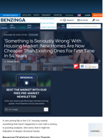 'Something Is Seriously Wrong' With Housing Market: New Homes Are Now Cheaper Than Existing Ones For First Time In 54 Years  - Benzinga