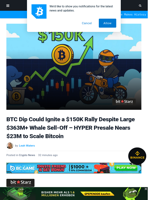 Bitcoin's Fastest Layer-2 Nears $23M in Viral Crypto Presale: Here's Why