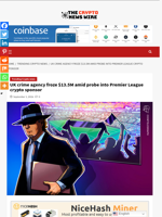 UK crime agency froze $13.5M amid probe into Premier League crypto sponsor - The Crypto News Wire