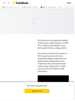 NEAR Protocol Tumbles 7% Following Failed Rally as Korean Exchanges Suspend Operations